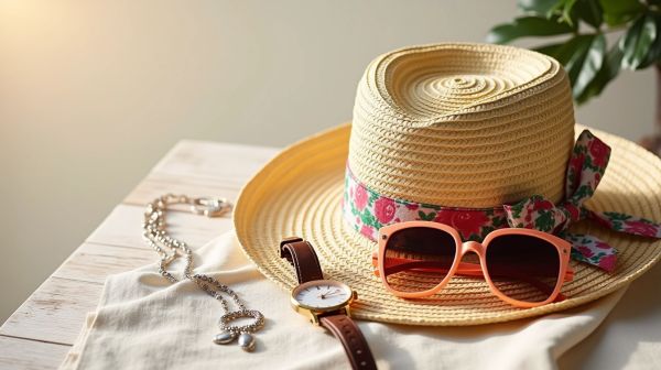Accessoires mode incontournables pour les chapeaux d'été