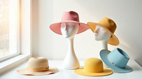 Accessoires mode incontournables pour les chapeaux d'été